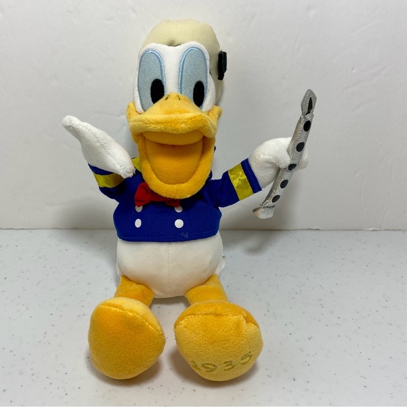 Retro Donald Duck Through The Years Bean Bag Plush Disney 2003 Set Of 5 mint - Picture 15 of 17